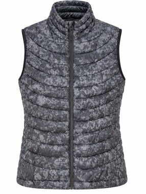 Windriver Plus Sz Women Textured Hi Neck Camo Quilted Puffer Vest Hyper-Dri 2XL